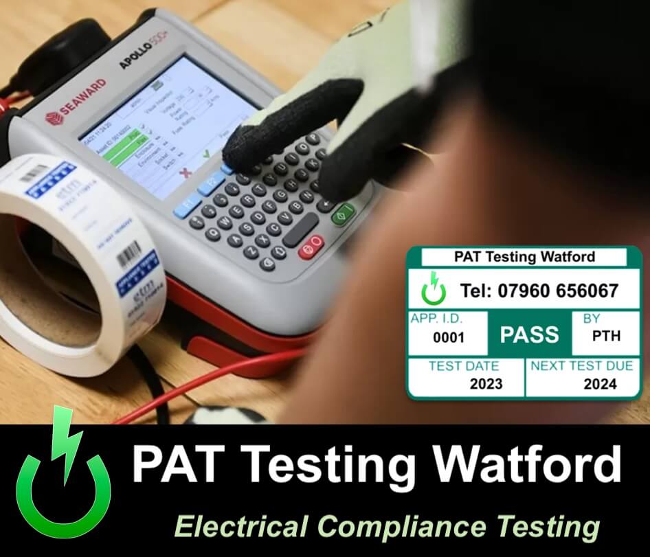 PAT Testing near Watford, Herts 2024
