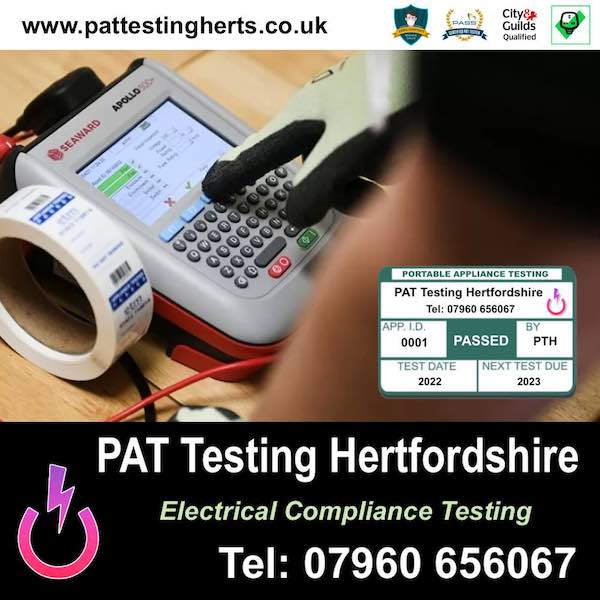Hertfordshire PAT Testing 2022