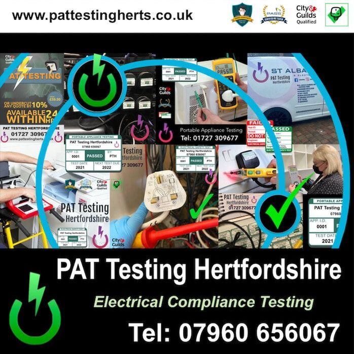 PAT Testing in Hertfordshire - Mob: 07960 656067